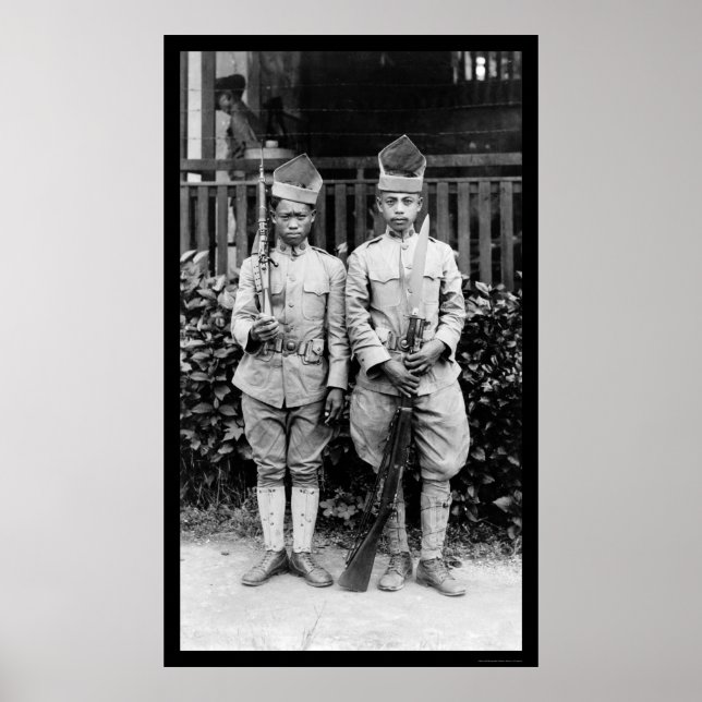 Moro Soldiers Philippinen 1909 Poster (Vorne)