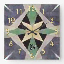 Moroccan Art Deco Batik Monogrammed