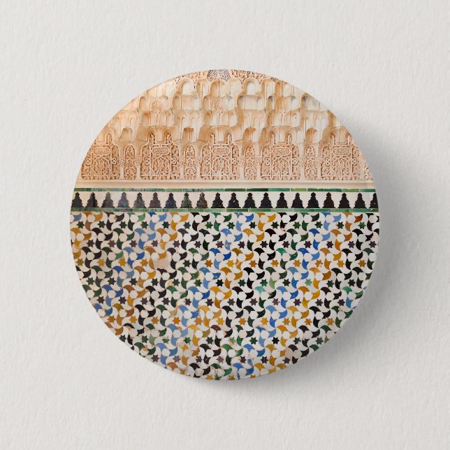 Moroccan Mosaic Button (Vorderseite)
