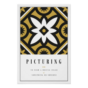 Moroccan Tapestry Poster