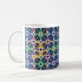 Moroccan Zellige Geometric Tile Pattern  Kaffeetasse