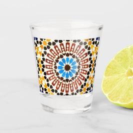 Moroccan Zellige Harmony Schnapsglas