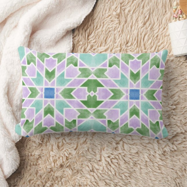 Moroccan Zellij Decorative Pillow Lendenkissen (Decke)