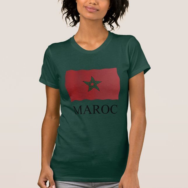 Morocco flag T-Shirt (Vorderseite)