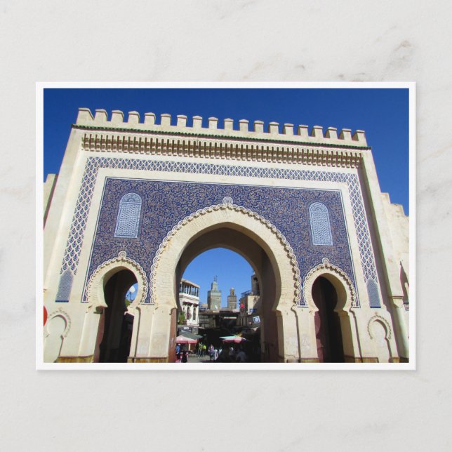 Morocco Postkarte (Vorderseite)