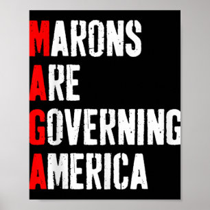 - Moronen regieren Amerika gegen Trump-Politik Poster