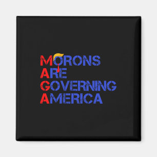 Moronen regieren Amerika lustig Trump 2024 1 Magnet