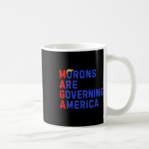 Moronen regieren Amerika lustig Trump 2024 Kaffeetasse
