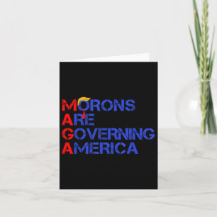 Moronen regieren Amerika lustig Trump 2024 Karte