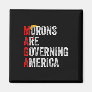 Moronen regieren Amerika lustig Trump 2024 Magnet