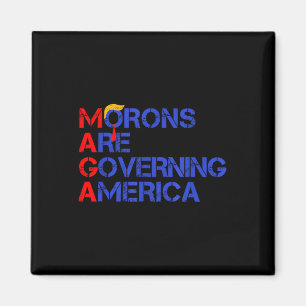 Moronen regieren Amerika lustig Trump 2024 Magnet