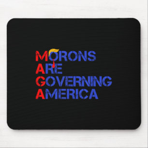 Moronen regieren Amerika lustig Trump 2024 Mousepad