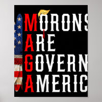 Moronen regieren Amerika lustig Trump 2024