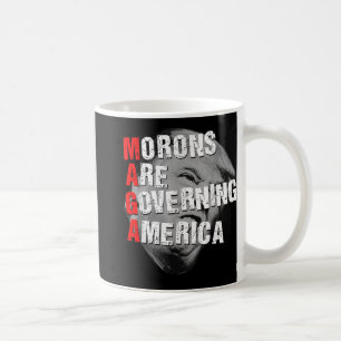 Moronen regieren Amerika lustig Trump 2025 Kaffeetasse