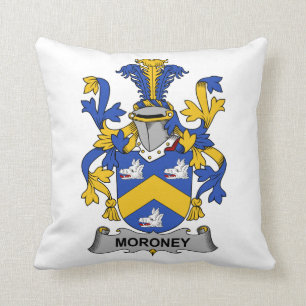Moroney Familienwappen Kissen