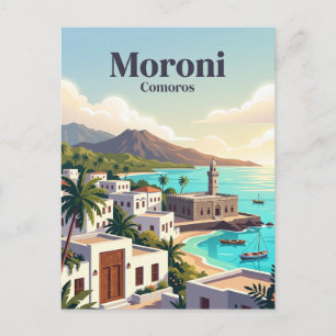 Moroni Komoren Postkarte