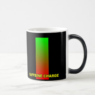 Morpher Café Mug Niveau de caféine Indicateur Drôl