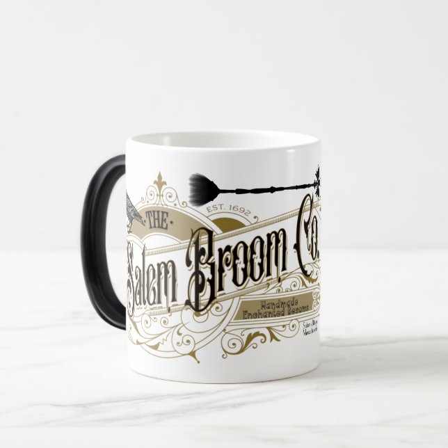 Morpher Salem Personnalisé Broom Co Mug (Devant gauche)