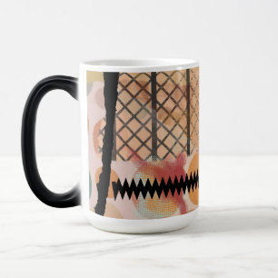 Morpher tasse avec design abstrait à révéler