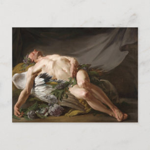 Morpheus von Jean-Bernard Restout (1771) Postkarte