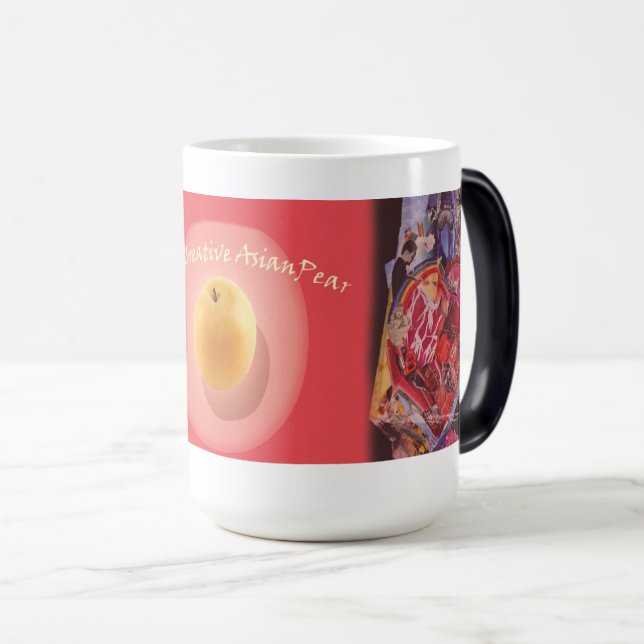 Morphing Heart Collage Tasse (VorderseiteRechts)