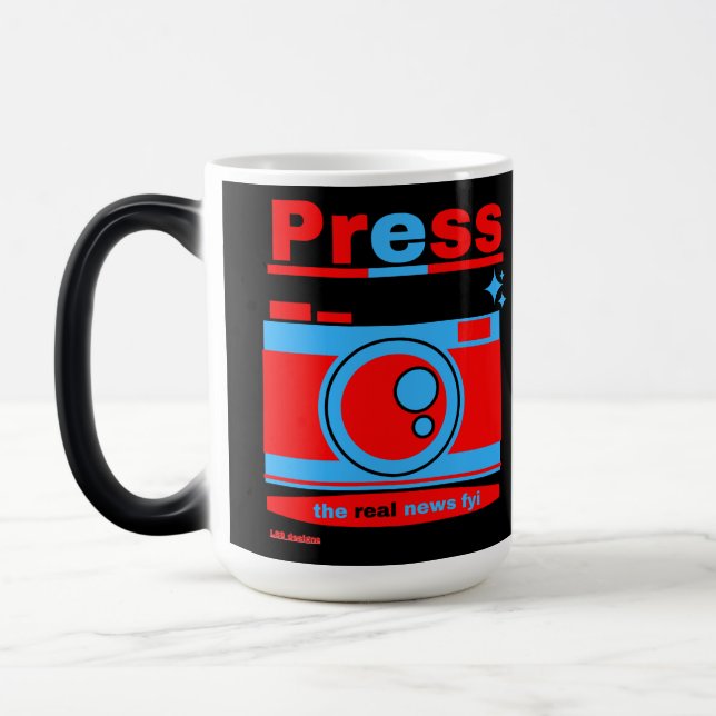 Morphing Kaffee Tasse "PRESS" (Links)