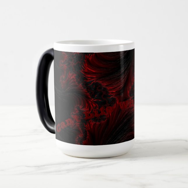 Morphing-Liebe-Tasse Verwandlungstasse (Vorderseite Links)