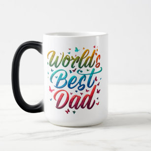 Morphing Mug 15 oz – Bester Papa der Welt** Verwandlungstasse