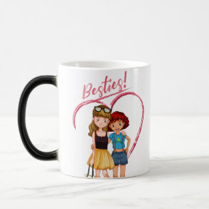 Morphing Tasse Bestie für beste Girl-Freunde
