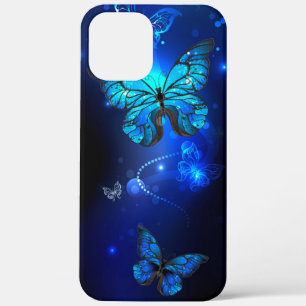 Morpho Butterfly in the Dark Background Case-Mate iPhone Hülle