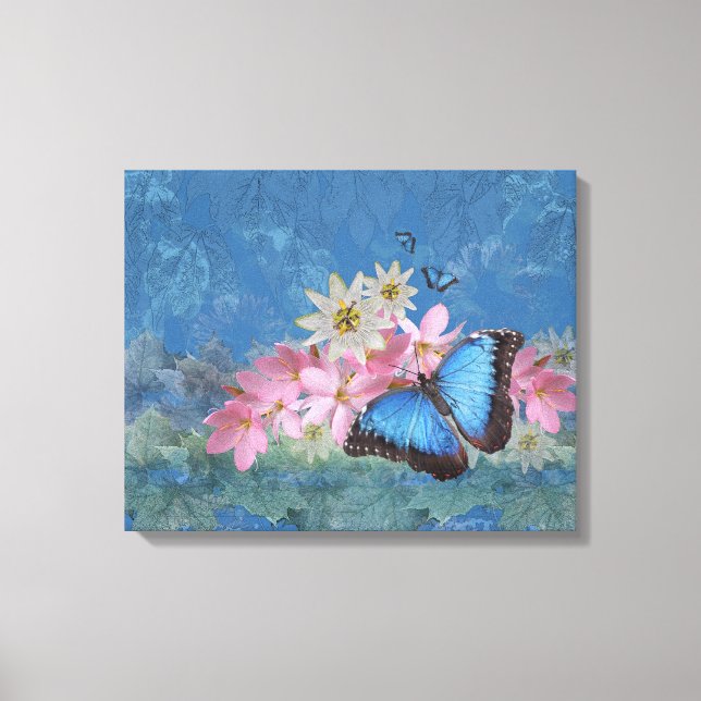 Morpho Magic Wrapped Leinwanddruck (Vorderseite)