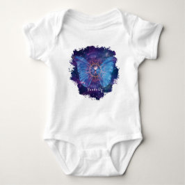 Morpho-Schmetterling / Galaxy Mandala Baby Strampler