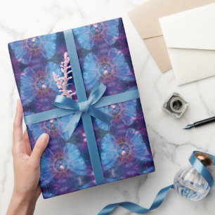 Morpho-Schmetterling / Galaxy Mandala Geschenkpapier