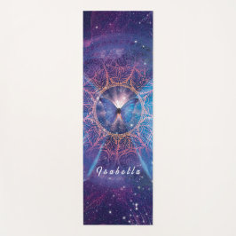 Morpho-Schmetterling / Galaxy Mandala Paper Unters Yogamatte