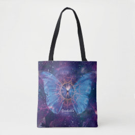 Morpho-Schmetterling / Galaxy Mandala Tasche