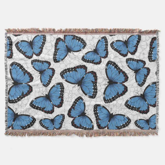Morpho-Schmetterlinge Decke (Vorderseite)