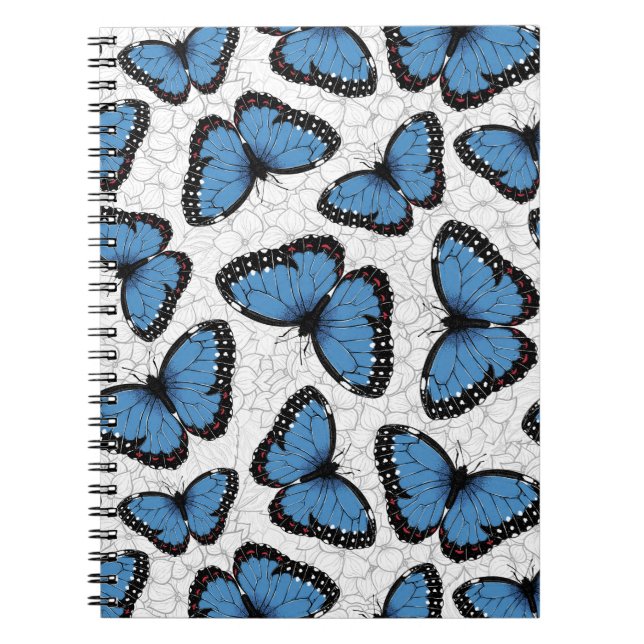 Morpho-Schmetterlinge Notizblock (Vorderseite)