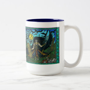 Morrigain band los zweifarbige tasse
