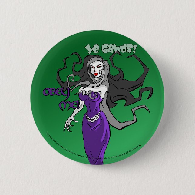 Morrigan befiehlt Sie zu knöpfen Button (Vorderseite)