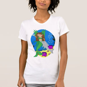 Morrigan der grüne Merfaery und Delphin-T - Shirt
