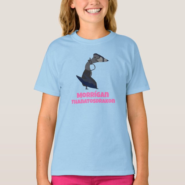 Morrigan the Thanatosdrakon Dinosaur T-Shirt (Vorderseite)