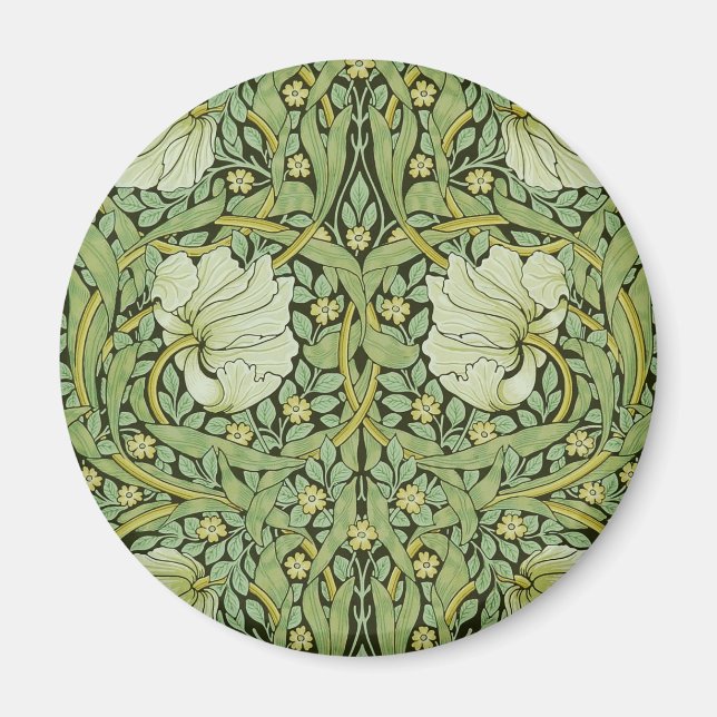 Morris 1876 Vintages Pimpernell-Muster Magnet (Vorne)