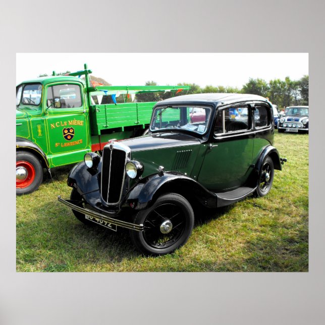 Morris 8 Vintage Poster (Vorne)