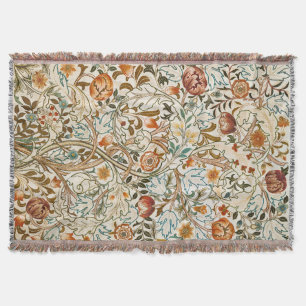 Morris Acanthus Floral Crewel Stickerei Muster Decke