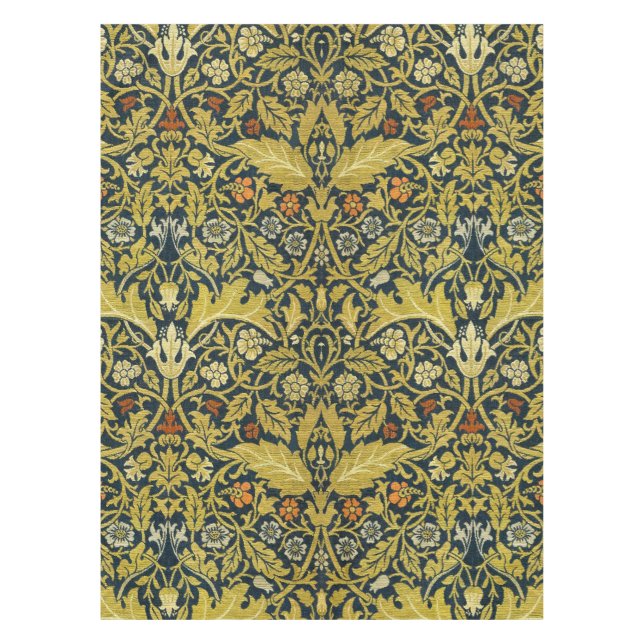 Morris Acanthus Verlasst Blume aus Twining Stem Te Tischdecke (Vorderseite)