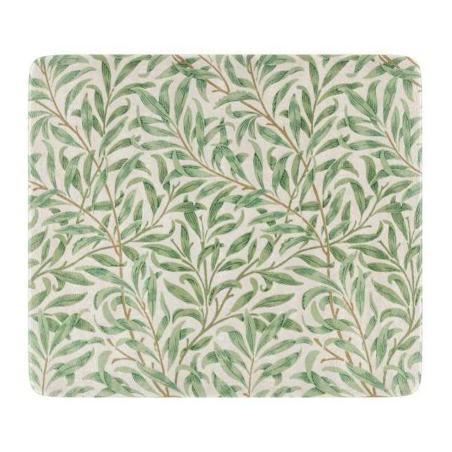 Morris - Antique willow leaves & Branches Pattern Schneidebrett (Vorderseite)
