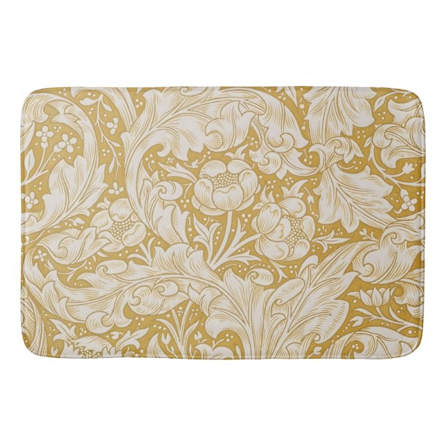 Morris Bachelor's Button Blume & Golden Stems Badematte (Vorderseite)
