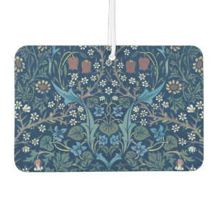 Morris Blue Background Vintag Blackthorn Muster Autolufterfrischer