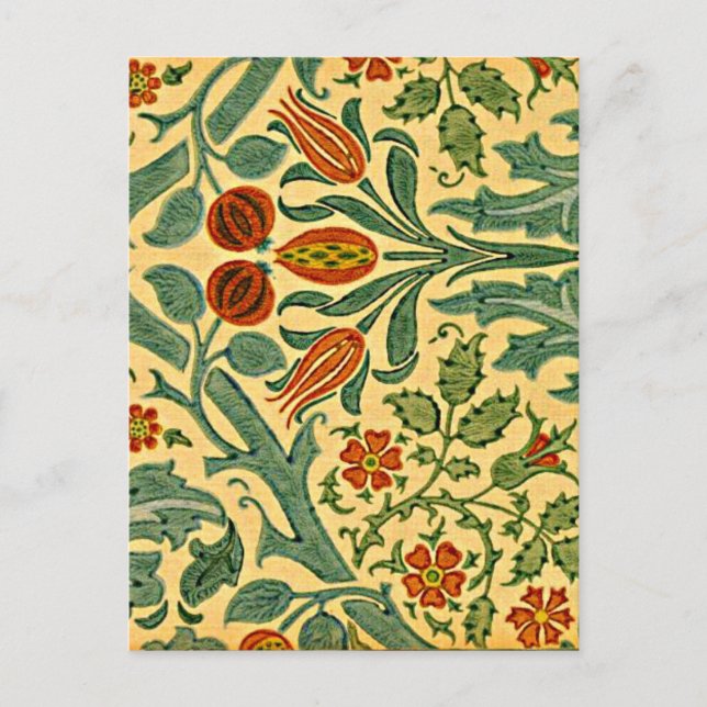 Morris - Blume Herbst Postkarte (Vorderseite)