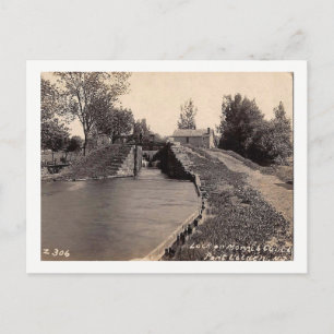 Morris Canal, Port Colden, New Jersey Vintag Postkarte